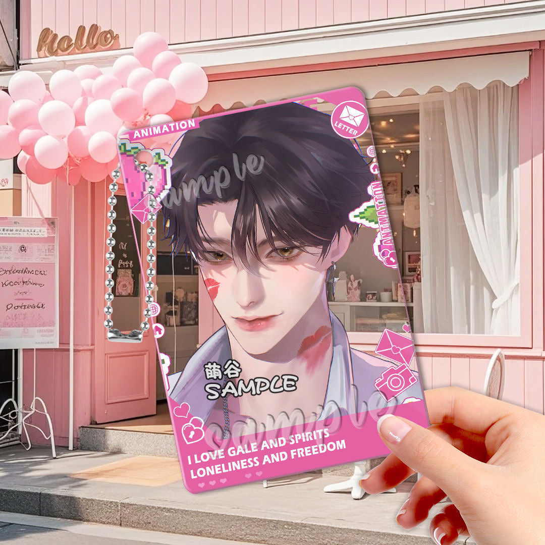 Kpop Demon Hunters Saja Boys acrylic photo card