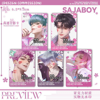 Kpop Demon Hunters Saja Boys acrylic photo card
